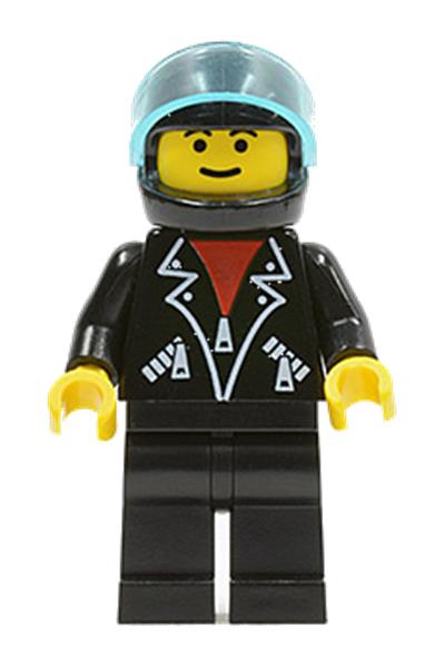 Male with Leather Jacket Minifigure - tel002