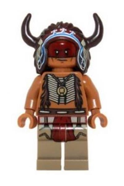 Red Knee Minifigure - tlr003