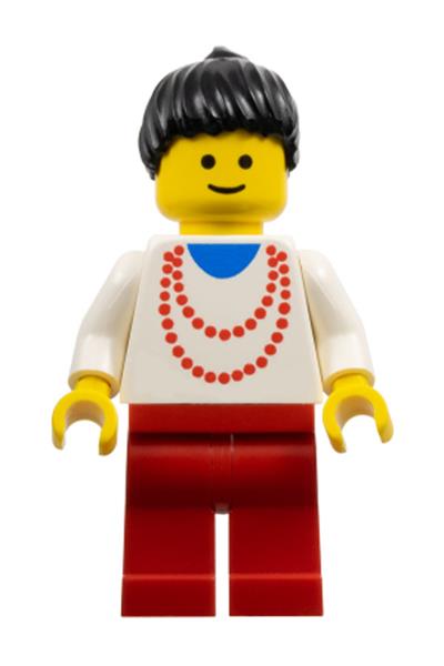 Female with Red Necklace Minifigure - trn003