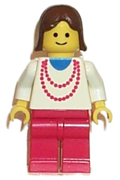 Female with Red Necklace Minifigure - trn008