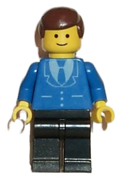 Male in Blue Suit Minifigure - trn028