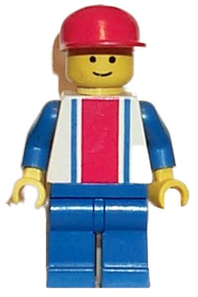 Male in Red & Blue Strip Shirt - trn040