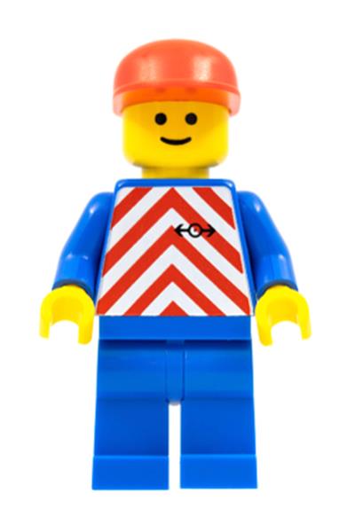 Red & White Stripes Minifigure - trn048