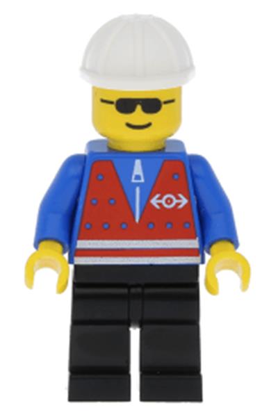 Construction Worker Minifigure - trn056