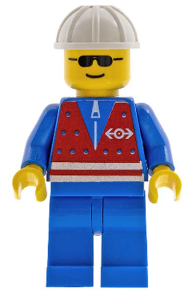 Construction Worker Minifigure - trn057