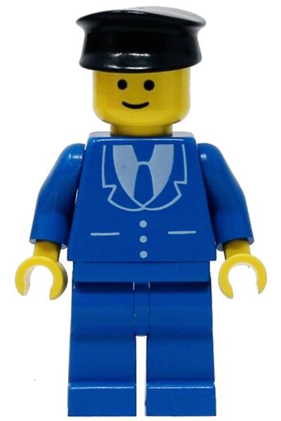 Boat Firefighter Captain Minifigure - trn093