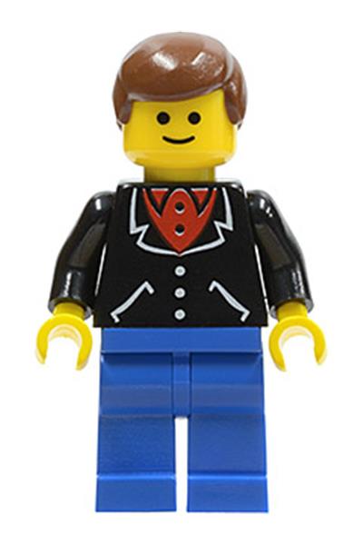 Male in Black Suit Minifigure - trn101