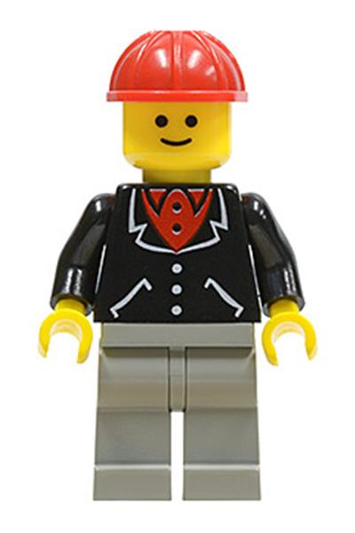 Male in Black Suit Minifigure - trn135
