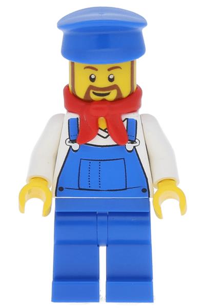Cargo Train Driver Minifigure - trn228