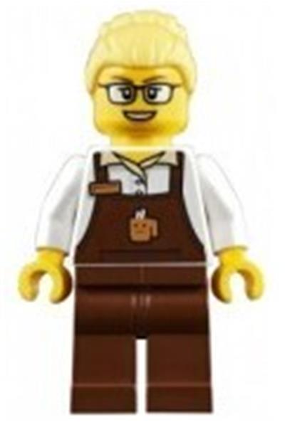 Female Barista Minifigure - trn249