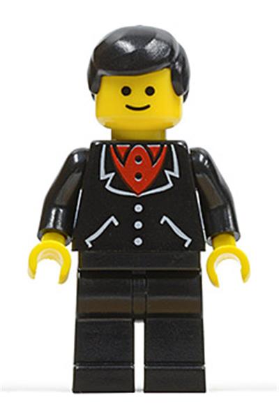 Male in Black Suit Minifigure - trn251