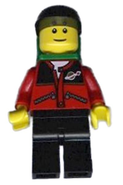 Male with Red Jacket Minifigure - twn026
