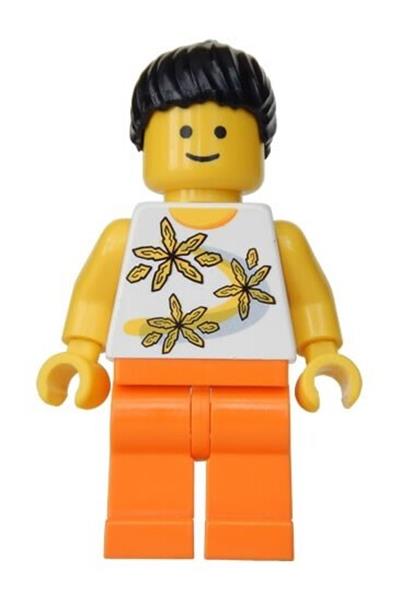 Female with Yellow Flowers Shirt - twn062