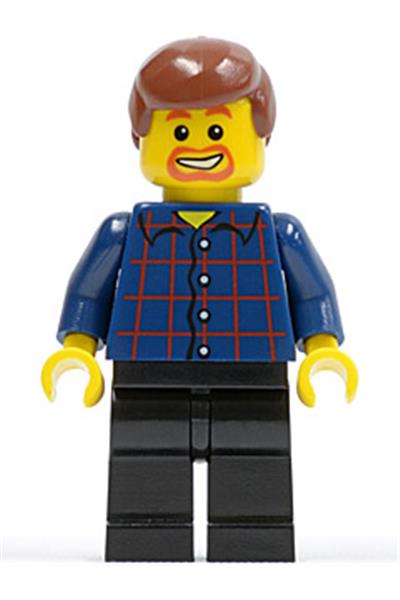 Male in Plaid Button Shirt - twn081