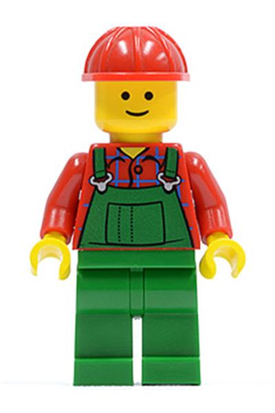 Male in Green Overalls Minifigure - twn106