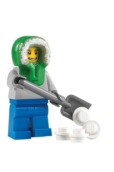Child in Green Hood Minifigure - twn149