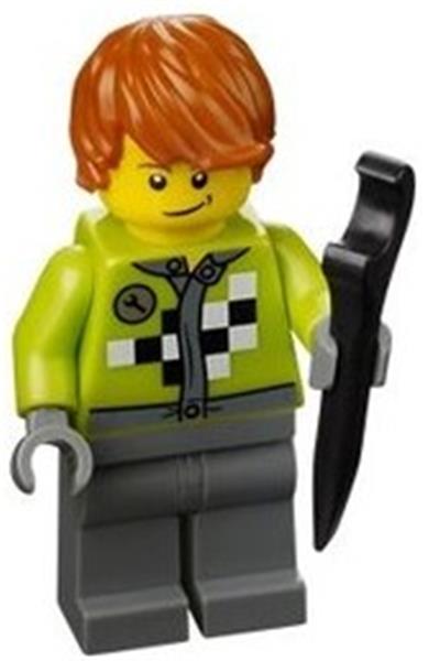 Lime Jacket Minifigure - twn184
