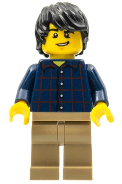Male in Plaid Button Shirt - twn255