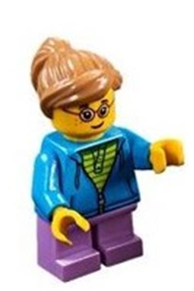 Child Girl with Hoodie Minifigure - twn362