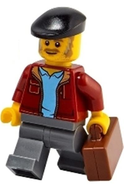 Vintage Taxi Driver Minifigure - twn424