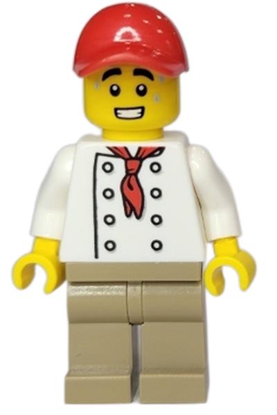 Hot Dog Vendor Minifigure - twn433