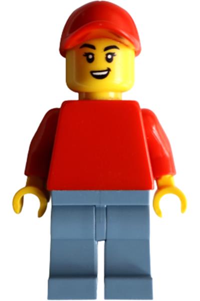 Bike Burger Cart Driver Minifigure - twn547