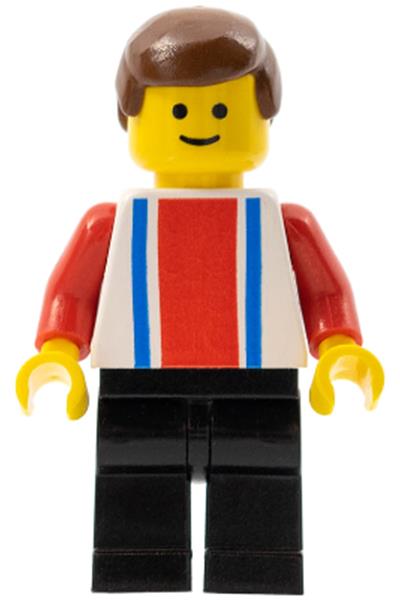 Male in Red & Blue Strip Shirt - ver003