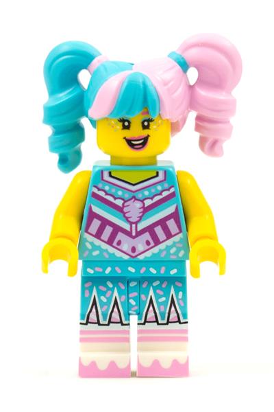 Cotton Candy Cheerleader Minifigure - vid011