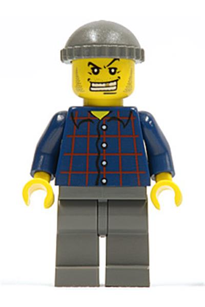 Male in Plaid Button Shirt - wc002
