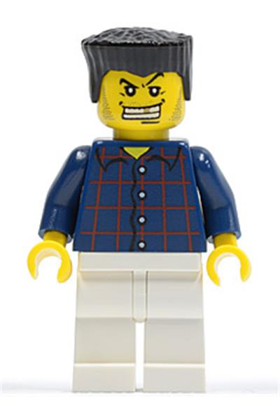 Male in Plaid Button Shirt - wc028