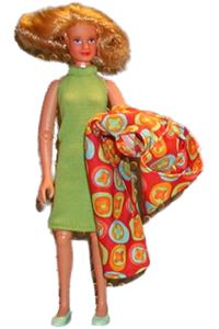 Scala Doll - Olivia doll from the Scala series wearing clothes - 23047a
