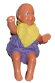 Baby Thomas from the Scala theme with large eyes pattern, wearing clothes - 23047c