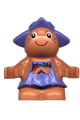 Duplo Figure Little Forest Friends, Male, Medium Violet Outfit with White Flower - 31233pb02