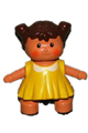 Duplo Figure Doll, Lisa's Baby, Yellow Dress - 31312pb02