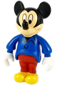 Mickey Mouse figure wearing a blue shirt and red pants - 33254b