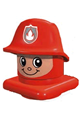 Primo figure head wearing a firefighter helmet - 45219c02