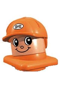 Truck Driver - Primo Truck driver minifigure with a helmet - 45219c03