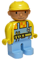 Duplo Figure, Male, Bob the Builder - 4555pb030