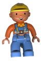 Duplo Figure Lego Ville, Male, Bob the Builder - 47394pb029