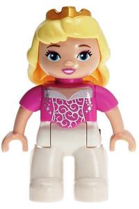 Duplo Figure Lego Ville, Disney Princess, Sleeping Beauty, Oval Eyes 47394pb147a