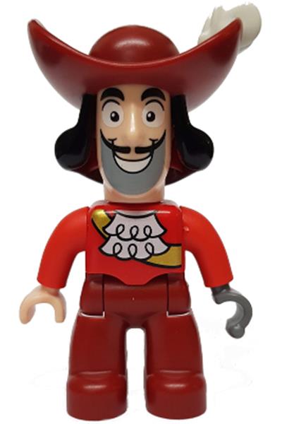 Lego Duplo Disney Captain Hook Minifig Pirate Figure  NEW  NISP 