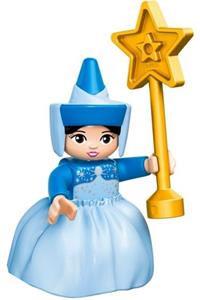 Duplo Figure Lego Ville, Disney Princess, Fairy Godmother 47394pb172