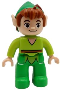 Duplo Peter Pan - Duplo Figure Lego Ville, Never Land Pirates, Peter Pan - 47394pb184
