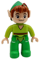 Duplo Figure Lego Ville, Never Land Pirates, Peter Pan - 47394pb184