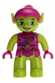 Duplo Figure Lego Ville, Green Goblin - 47394pb193
