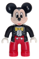 Duplo Figure Lego Ville, Mickey Mouse, Jacket, Vest and Bow Tie - 47394pb194