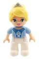 LEGO Ville Duplo figure Disney Princess Cinderella wearing a tiara - 47394pb240