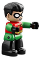 Duplo Figure Lego Ville, Robin, Black Legs - 47394pb285