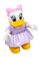 Duplo Figure Lego Ville, Daisy Duck with Bright Pink Bow - 47394pb313