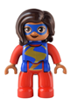 Duplo Figure Lego Ville, Ms. Marvel - 47394pb339